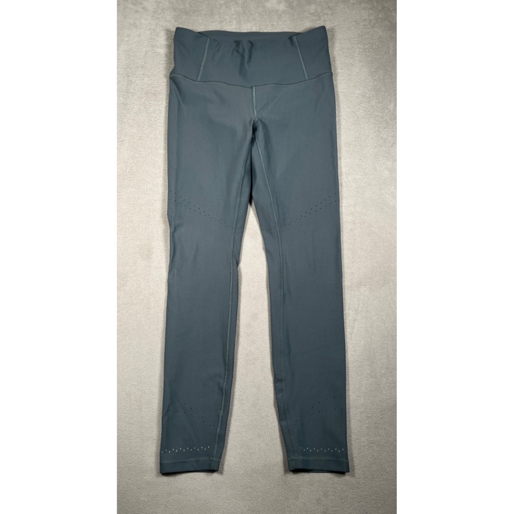 Lululemon Zoned In Tight 27" Womens Size 10 Slate Grey SenseKnit Leggings W5BBNS - Picture 2 of 9